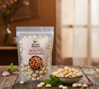 White Crunch Makhana, 250 g, Fit for Fasting | Foxnuts, Lotus Puffs | Rich in Calcium, Maintains Weight, Healthy Snacks