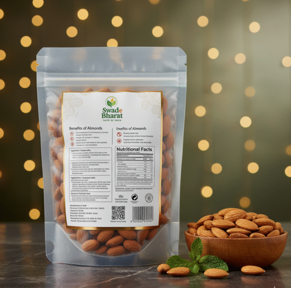 Swad e Bharat 100% Natural Premium Californian Almonds (1 x 900 g) - Image 3