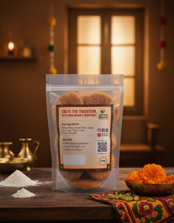 Swad e Bharat Traditional Thekua – Jaggery, Sugar-Free & Aata Variants (500 g) - Image 4