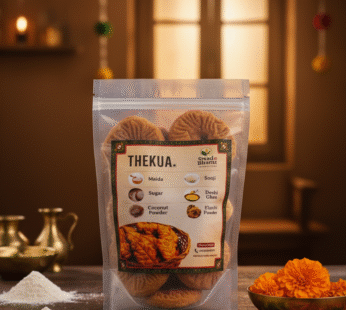 Swad e Bharat Traditional Thekua – Jaggery, Sugar-Free & Aata Variants (500 g)